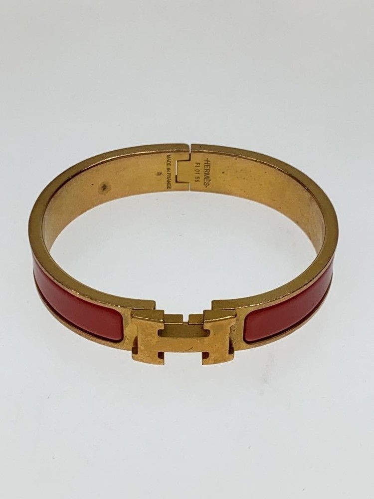 Hermes Click H Plated Pink Bracelet for Women 2722