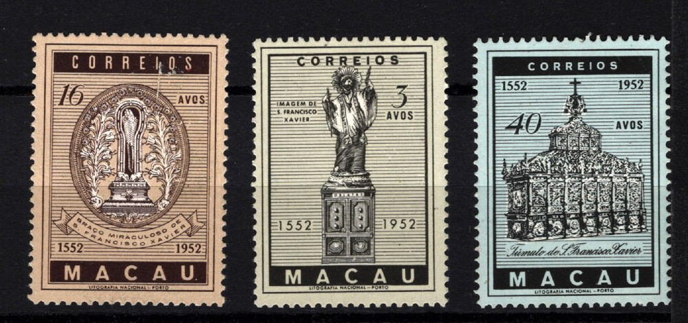 PORTUGAL   MACAU  1952   Francis Xavier issue    MNG  (322)