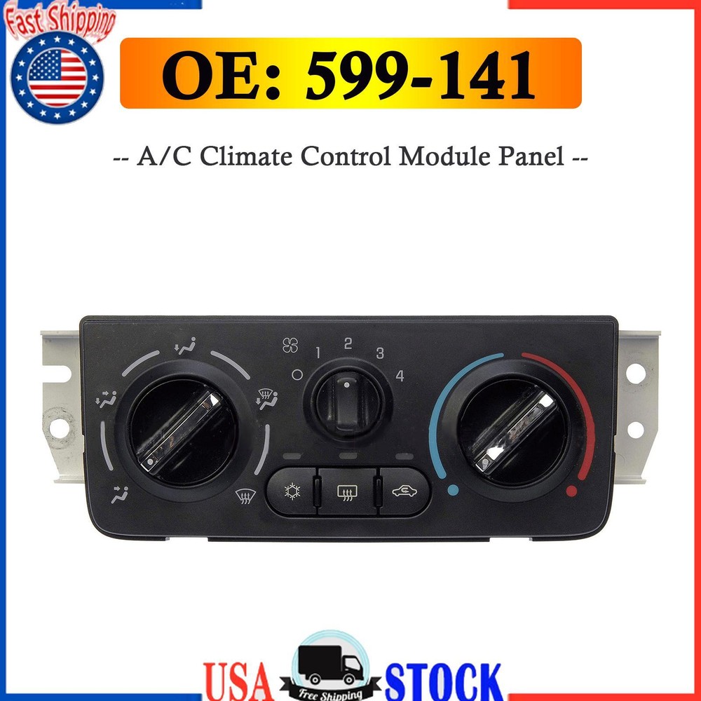 A/C Climate Control Module Panel 599-141 for Chevrolet Pontiac
