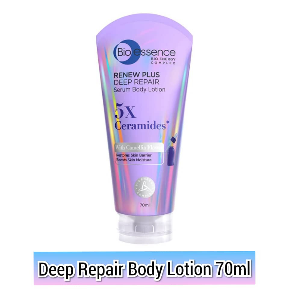 2 x Bio-essence Renew Plus Deep Repair Serum Body Lotion (70ml) Free Shipping