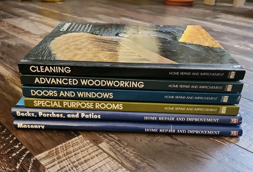 Time Life Home Repair And Improvement Books Lot Of 6 - Windows, Decks, Wood