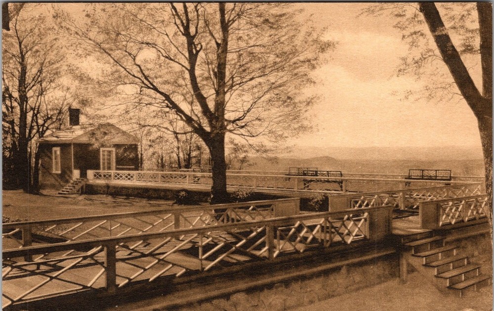 Charlottesville VA-Virginia Monticello Showing Terrace Vintage Postcard