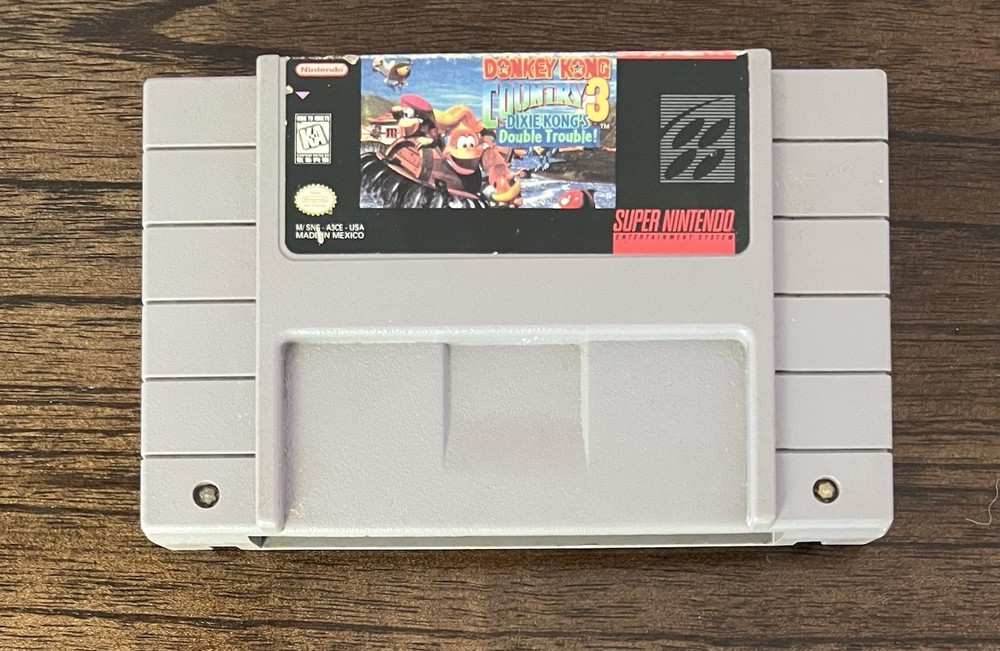 Donkey Kong Country 3:Dixie Kong's Double Trouble!  (Nintendo SNES) - Tested