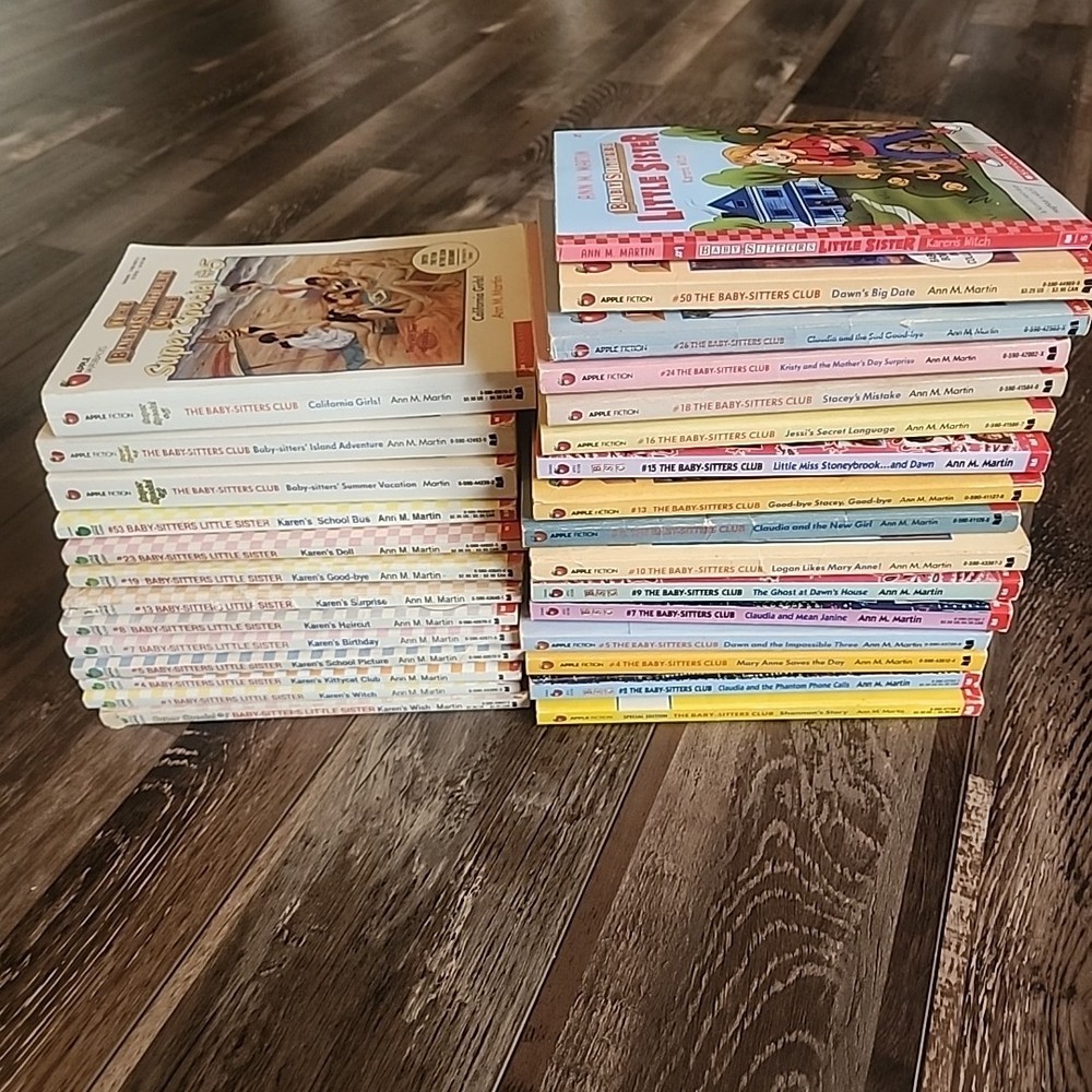 The Baby-Sitters Club Lot of 29 Vintage Books Super Special & Little Sister Book