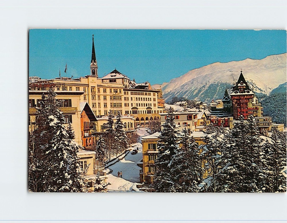Postcard St. Moritz Switzerland