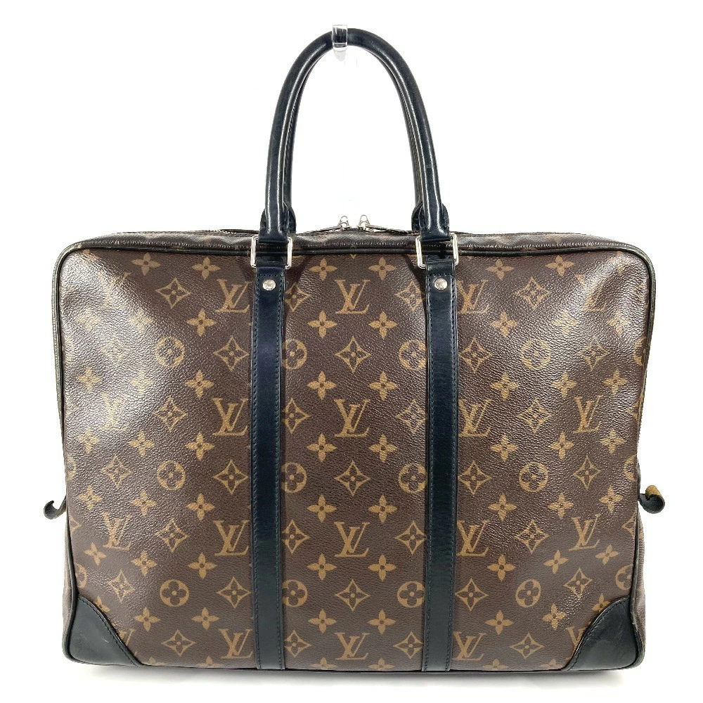 LOUIS VUITTON M40225 MonogramMacassar Porto Document-Voyage PDV Business bag