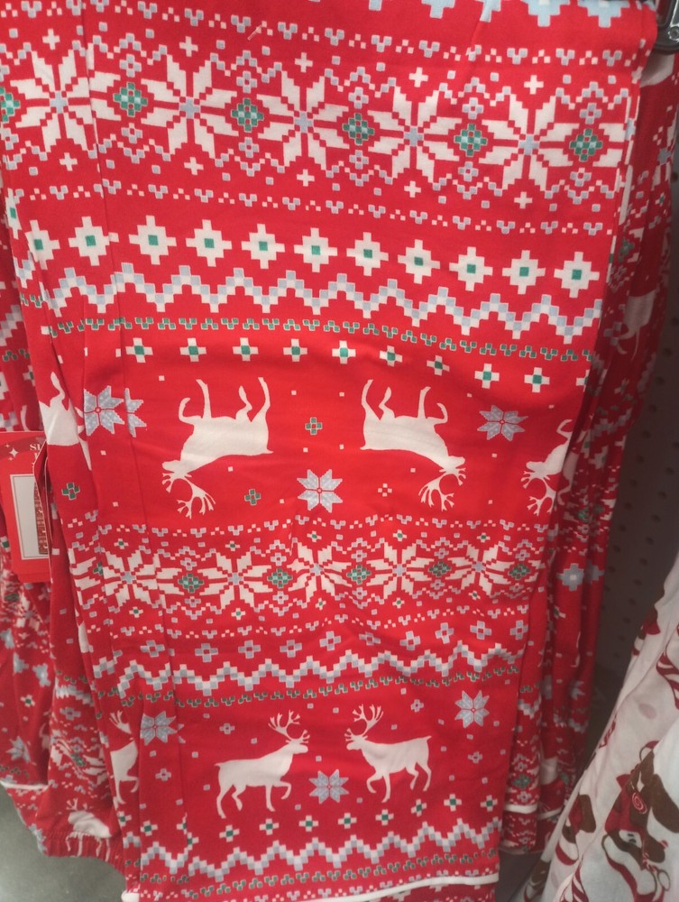 Rudolph Red Nose Reindeer Women's Christmas Sleep Pants Pockets Size 2X 18W-20W