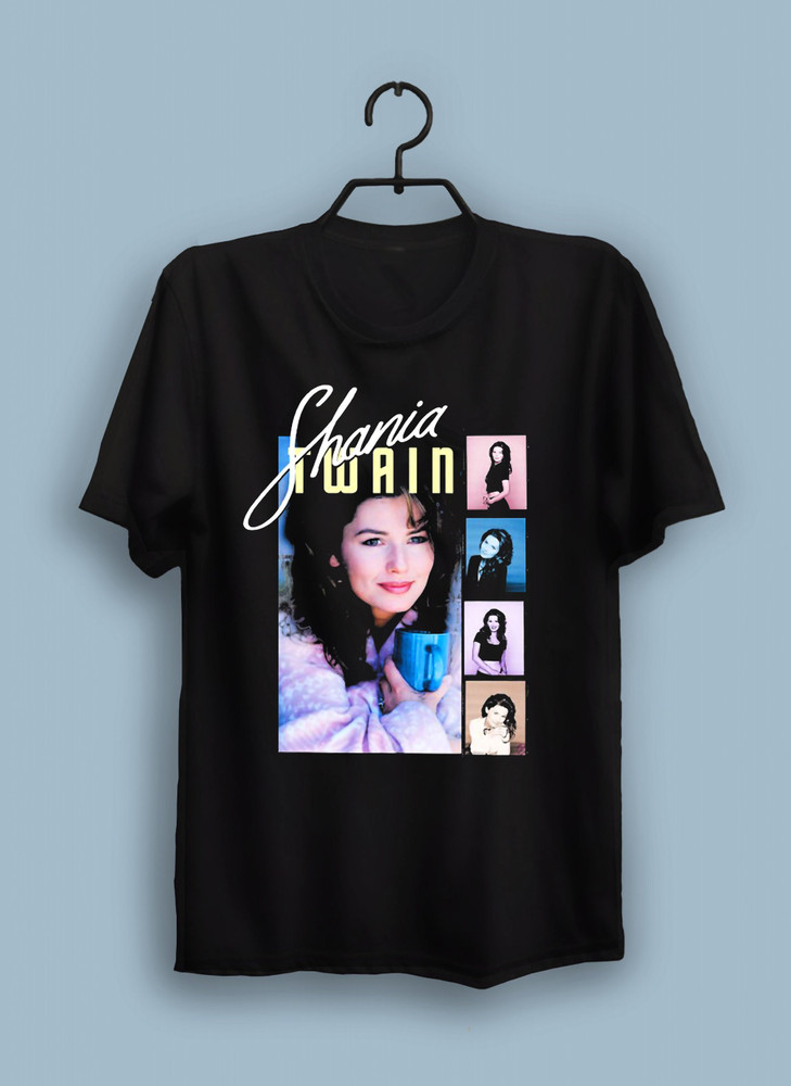 Shania Twain Black Gift For Fan Unisex T-Shirt All Size S To 5XL  BL895