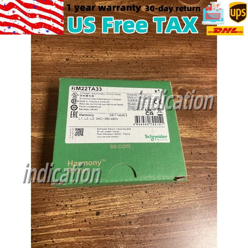 SCHNEIDER ELECTRIC RM22TA33 / RM22TA33 (BRAND NEW) US Free TAX