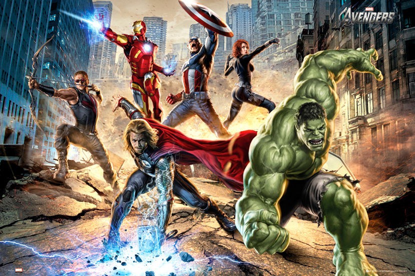 Poster Studio B - Marvel Avengers Assemble Strike Movie 24x36