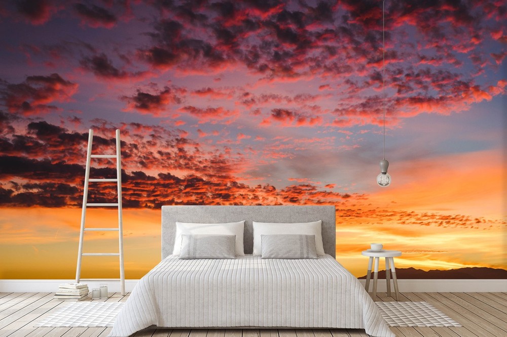 3D Sky Clouds Sea Sunset Landscape Wall Murals Wallpaper Murals Wall Sticker 2