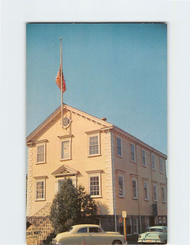 Postcard Historic Old Town House Marblehead Massachusetts USA