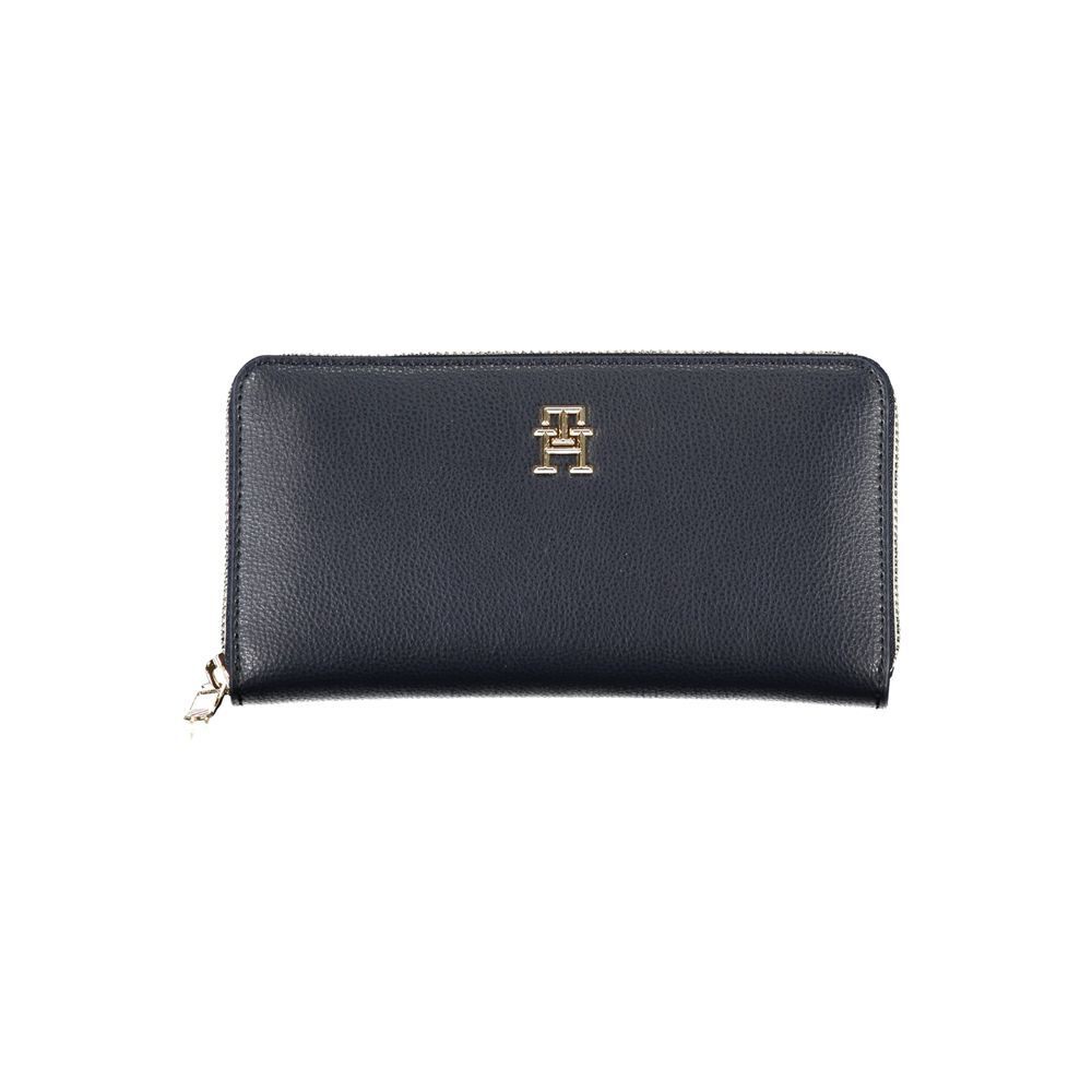 Tommy Hilfiger Slim Blue Leather Wallet for Men Stylish & Elegant