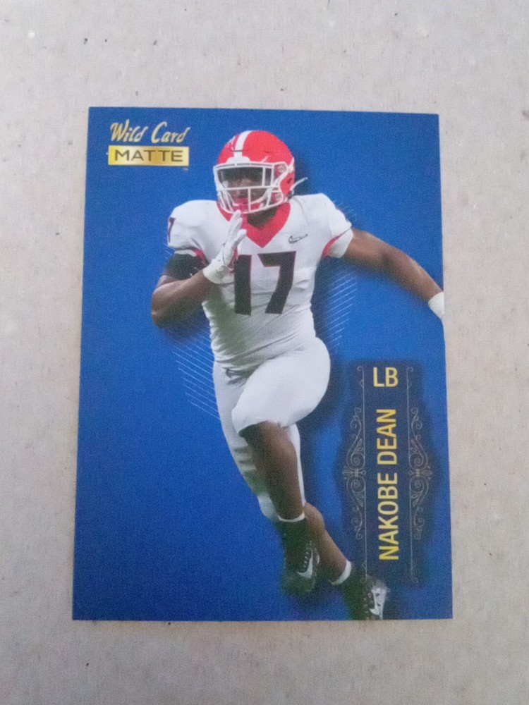 2022 Wild Card Blue Nakobe Dean MB-88