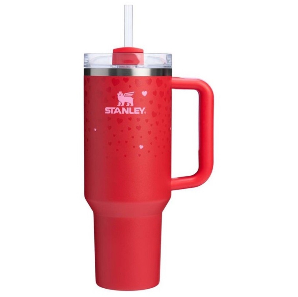 Stanley Target Exclusive Valentine’s Day 2025 Ruby Hearts 40oz Tumbler IN HAND