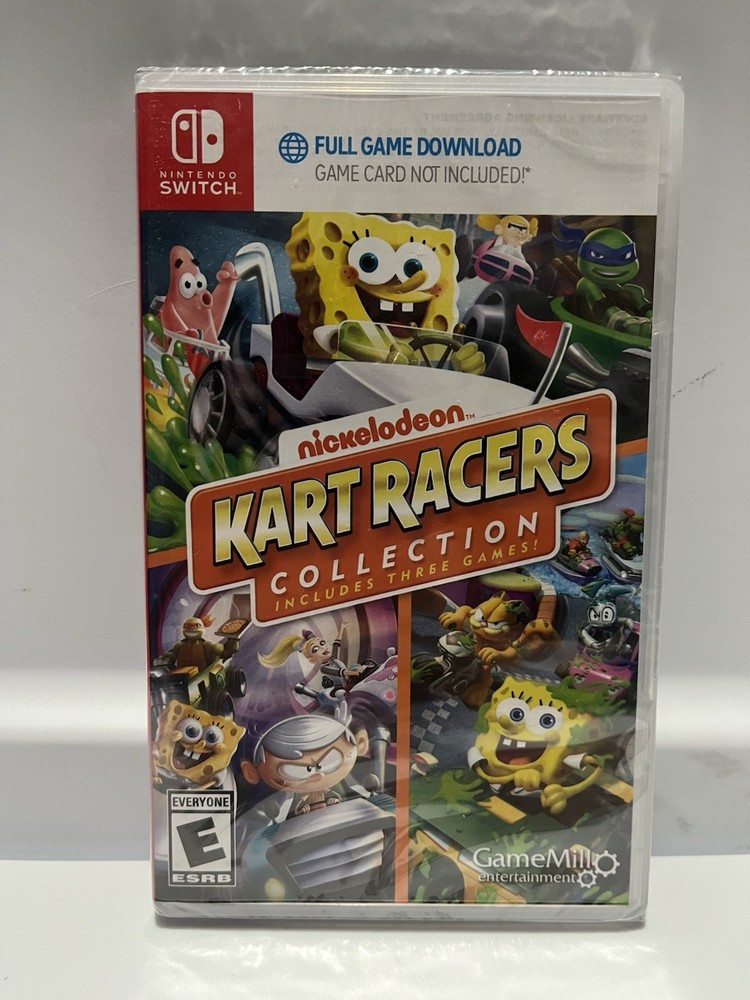 Nickelodeon Kart Racers Collection (Nintendo Switch, 2024) New Sealed