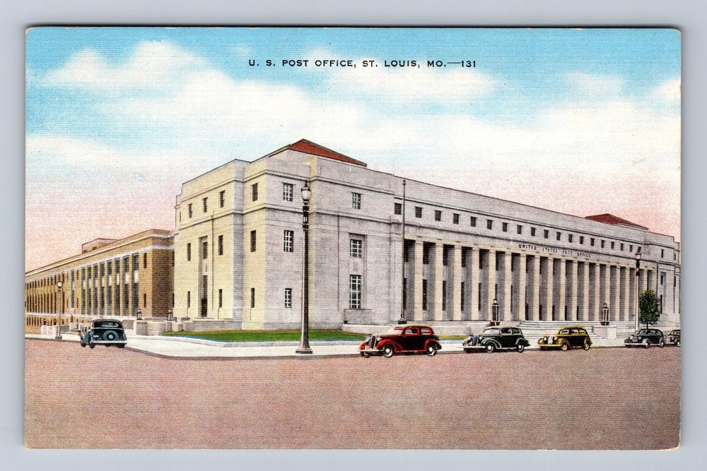 St Louis MO-Missouri United States Post Office Vintage Postcard