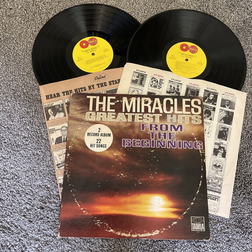 The Miracles Greatest Hits From The Beginning 2LP Vinyl Tamla TM-254 Soul 1965