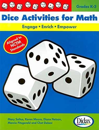 Dice Activities for Math: - Paperback, by Mary Saltus; Karen - Very Good