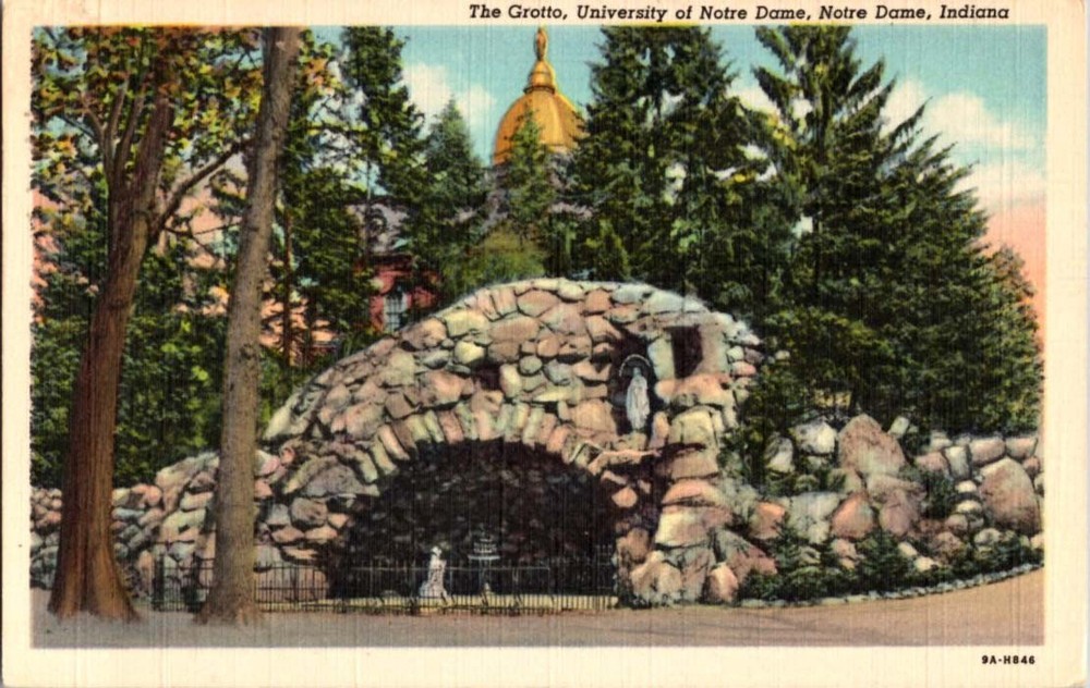 Linen University Of Notre Dame - South Bend Indiana IN m/14 BJ8169