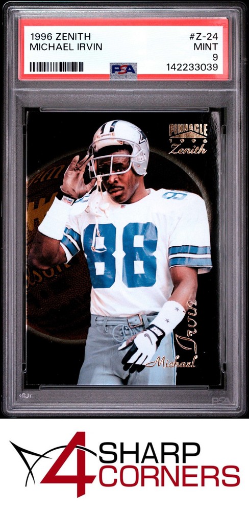 1996 Zenith #Z-24 Michael Irvin Cowboys Hof Psa 9The #1 consignment choice on eBay: 4SC! Consign now!