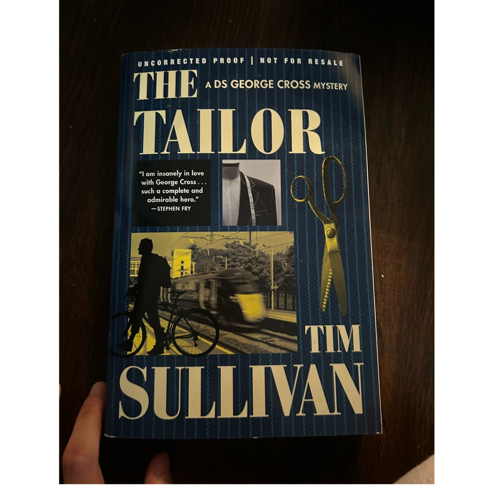 Tim Sullivan The Tailor DS George Cross Mystery Paperback 2026 Advance Proof