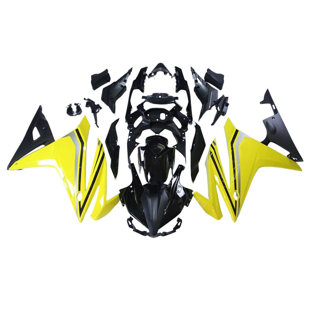 Yellow Black Fairing Kit for Honda CBR500R 2016-2018 Injection Plastic Bodywork