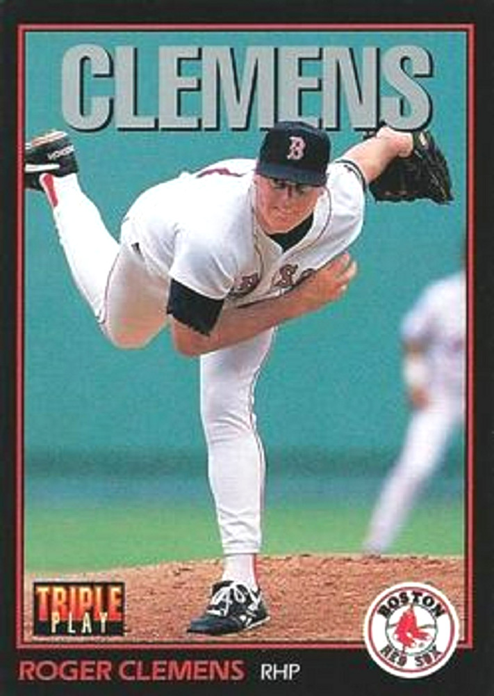 1993 Triple Play #118 Roger Clemens Boston Red Sox