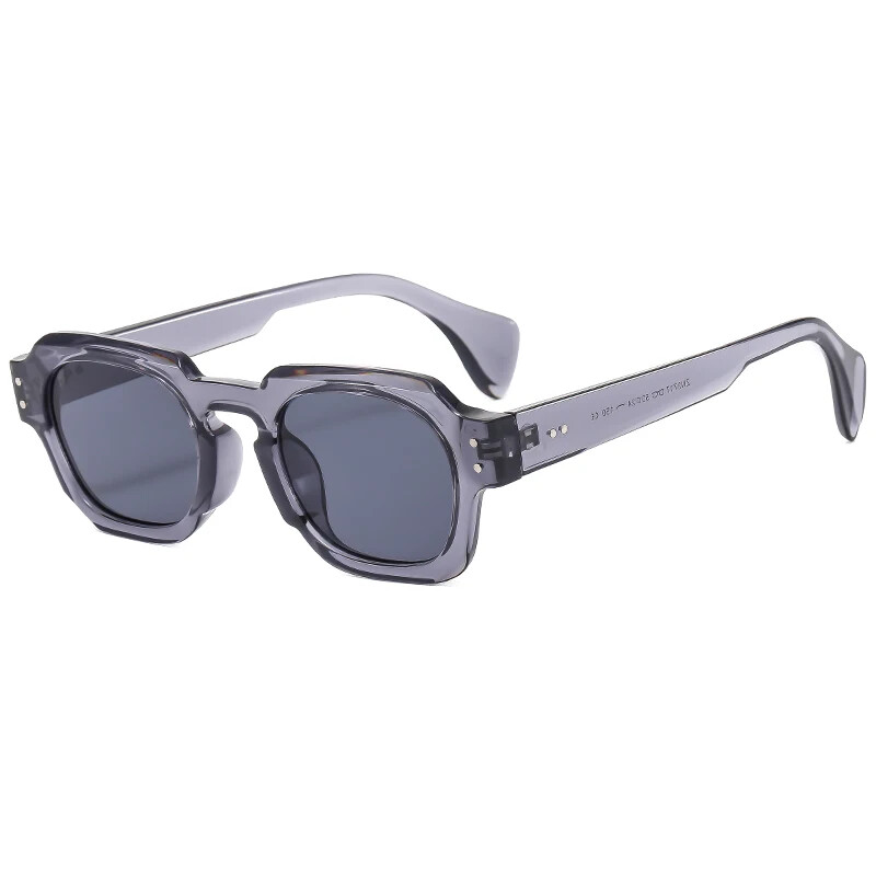 Fashion Retro Square Square Sunglasses UV400 Protection Unisex Black