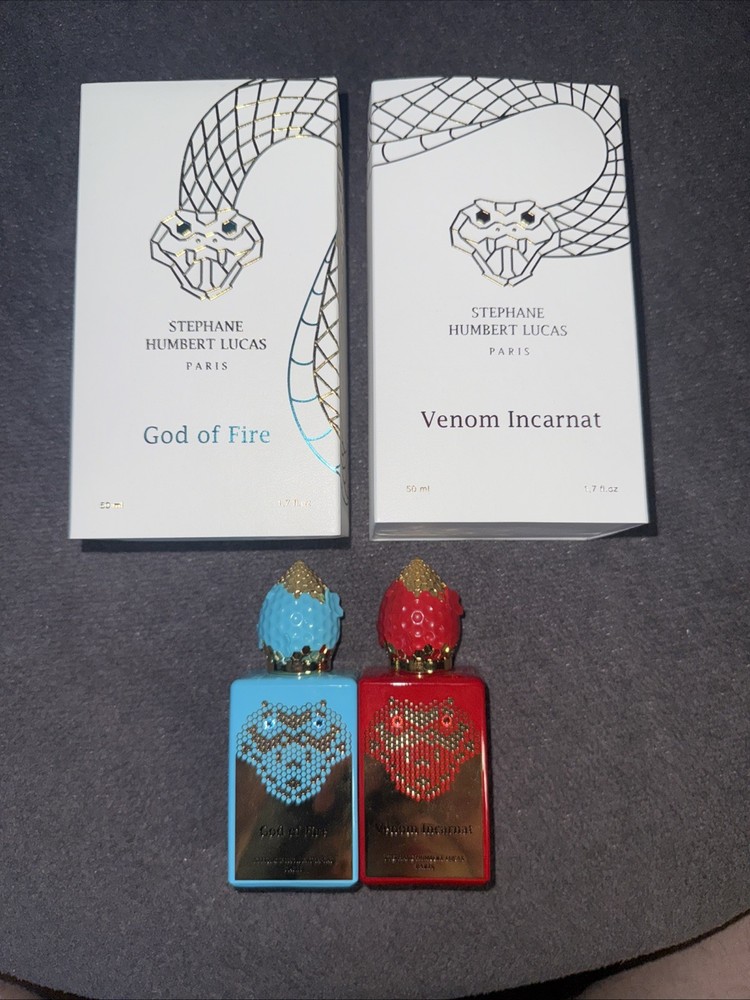 Stephane Humbert Lucas God Of Fire And Venom Incarnate Colognes Both 1.7oz