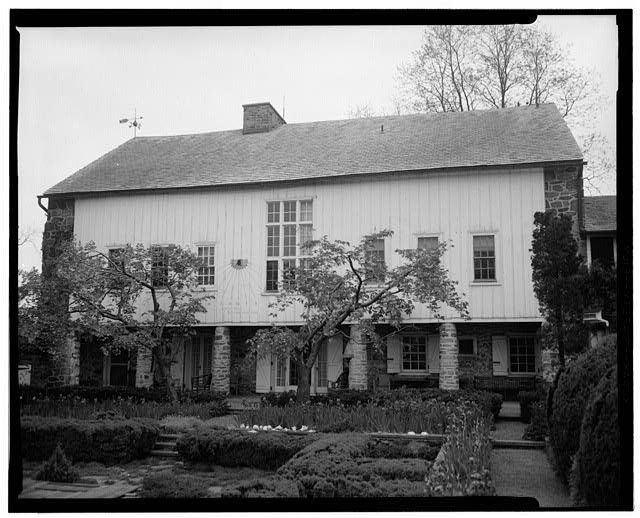 Radnor Township PA Woodstock Barn Villanova 1900s Historic House Garden
