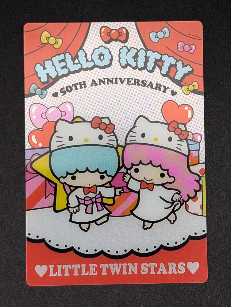 Little Twin Stars #07 Sanrio Hello Kitty 50th Anniversary Wafer Card Series 5 NM