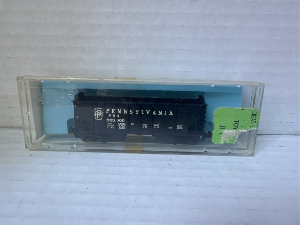 Atlas N Scale 2242 Pennsylvania Open Hopper Car For Train Set Layout