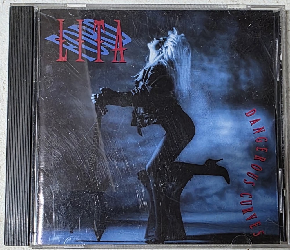 Lita Ford Dangerous Curves CD Album Rock Hard Rock Heavy Metal 1991 BMG
