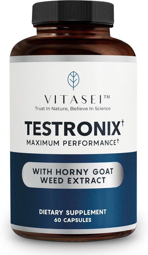 Testronix Performance Supplement - Energy and Muscle Supplements - 60 Capsules