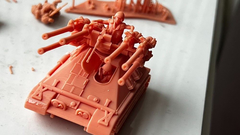 3d printing 1/72  US M50 Multiple Self-propelled Rifle  Unpainted model kit