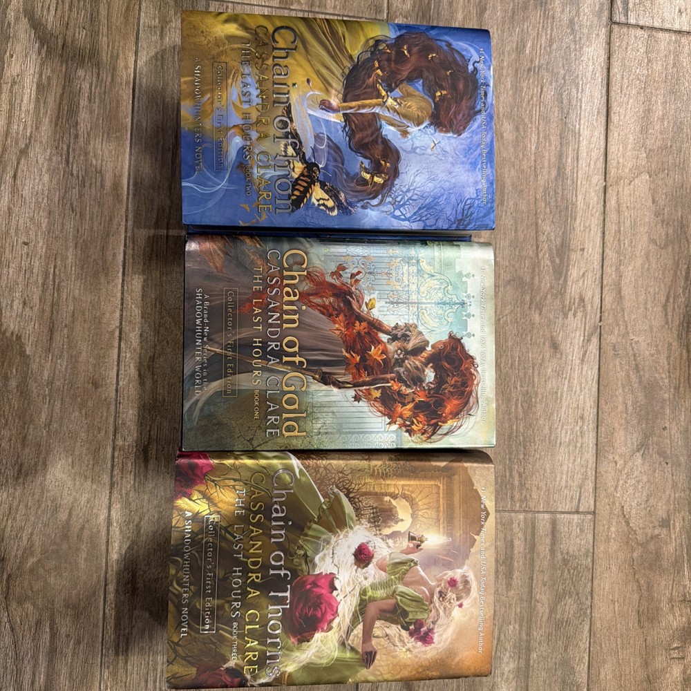 Cassandra Clare Lot of 3 Books The Last Hours Series Collector’s 1st edition HC