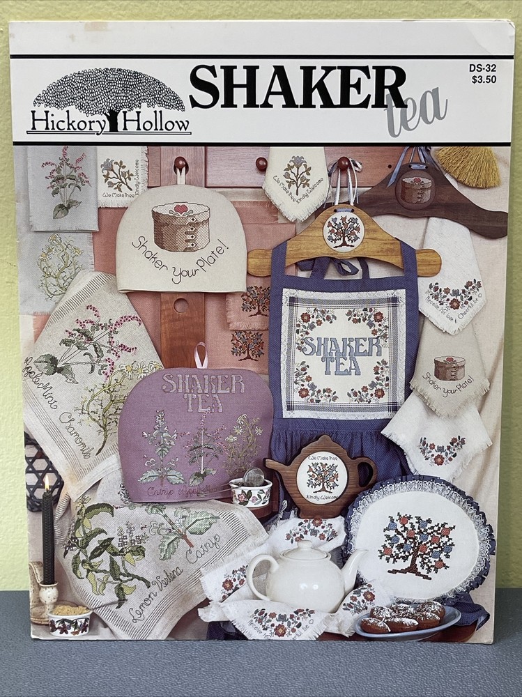 Counted Cross Stitch Pattern Book Herbal Tea Chamomile Catnip Lemon Verbena