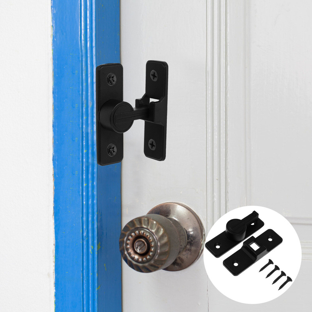 90-Degree Right-Hand Fence Door Clasp with Window Slide Lock Security Catch