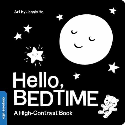 Hello, Bedtime: A High-Contrast - Board book, by duopress labs - Very Good x