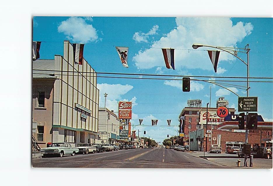 Postcard Scene in Winnemucca Nevada USA