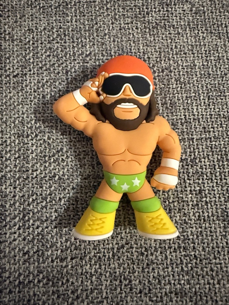 Macho Man Randy Savage (Lime Green) Micro Brawlers Pro Wrestling Crate WCW WWF