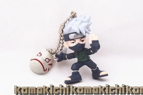 NARUTO ANBU Sharingan Kakashi Figure Keychain Vintage  Anime Japan