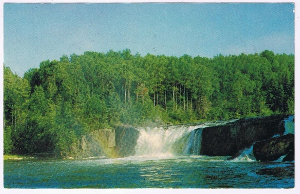 Postcard Pigeon River At Middlefalls Provincial Park Lake Superior Ontario