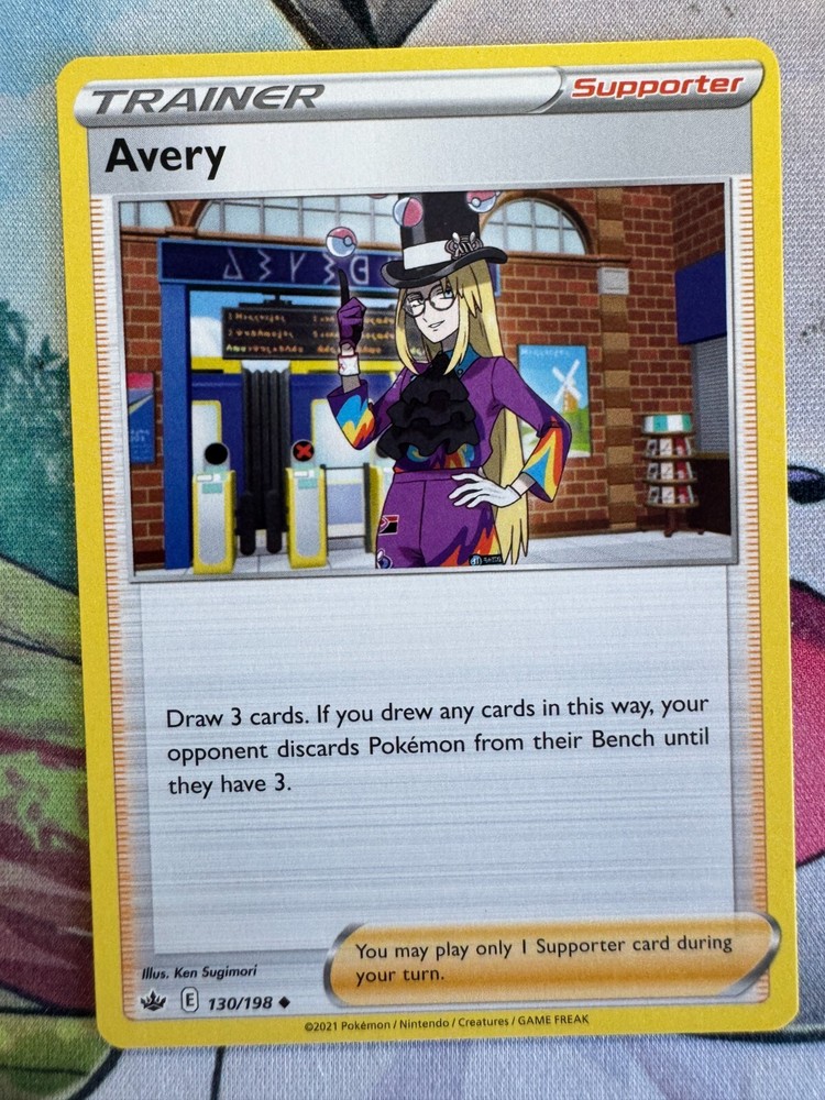 Avery Non-Holo English Pokemon TCG Card BKI690 for Collectors