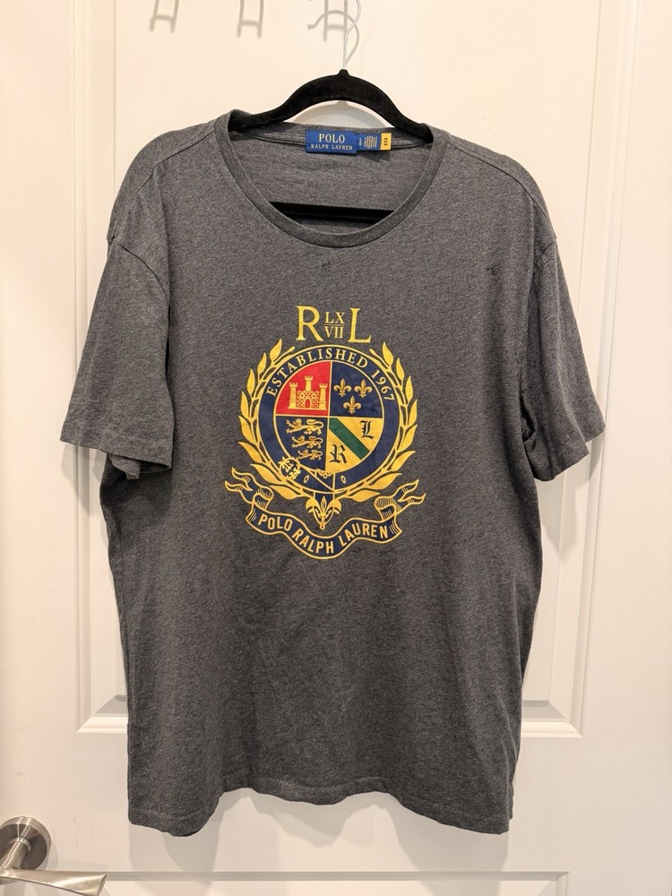 Polo Ralph Lauren Crest Graphic T-Shirt Size Large