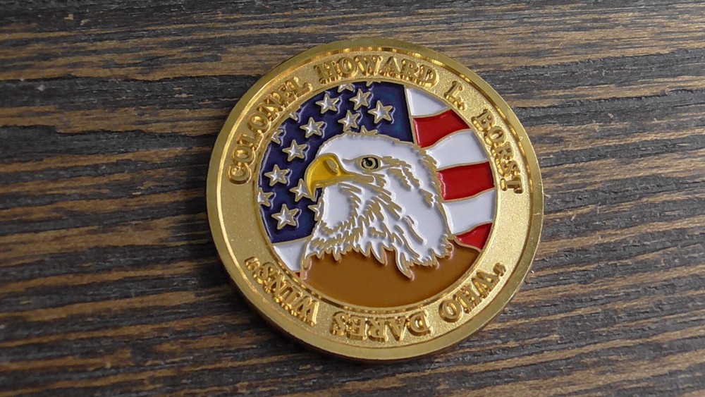 USAF Colonel Howard L Borst Challenge Coin #242X