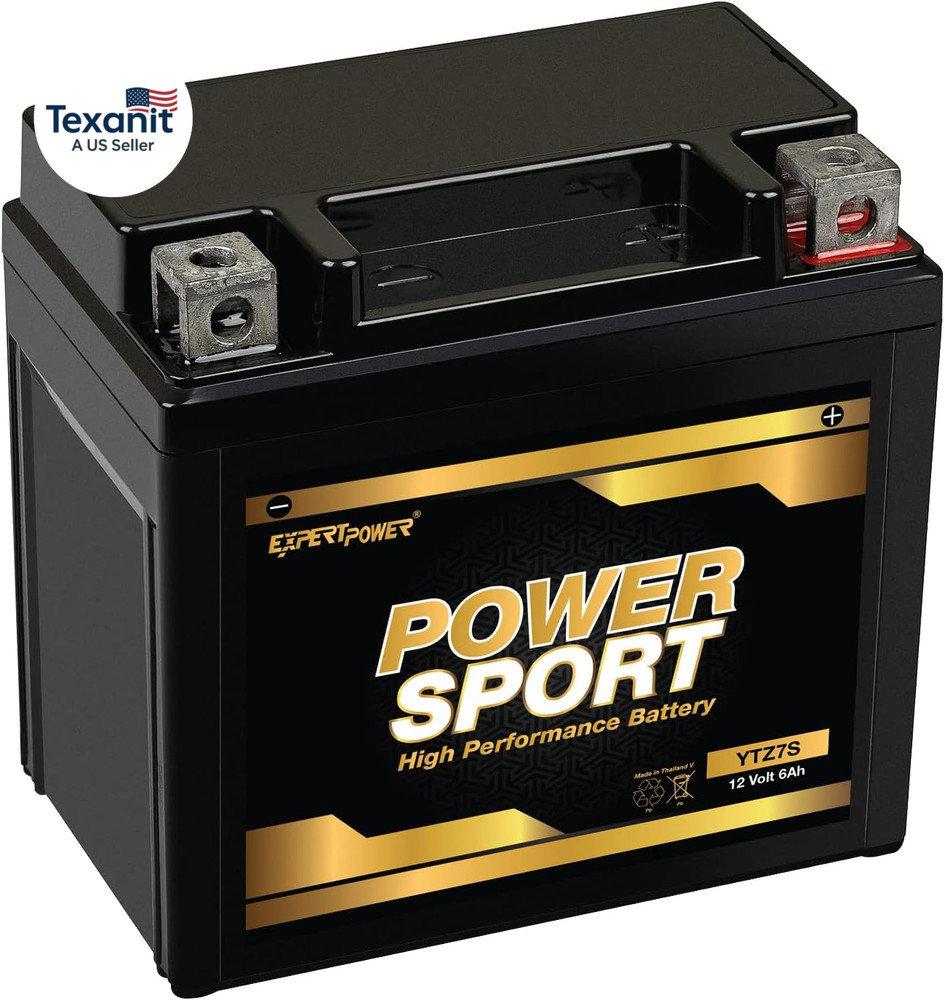 ETZ7S / YTZ7S Motorcycle Battery - 12V 6Ah AGM 160 CCA Powersports Batteries, AT