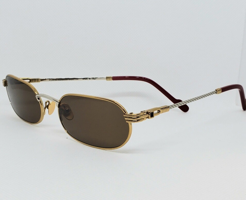 Porta Romana Vintage Mod.132 Brown Sun Lenses - Authorized Dealer