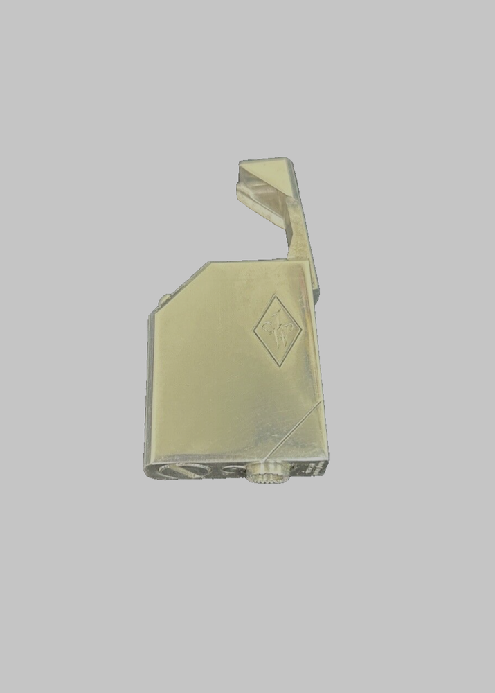 Vintage Chrome Perfume Atomizer Purse Size Monogrammed JW